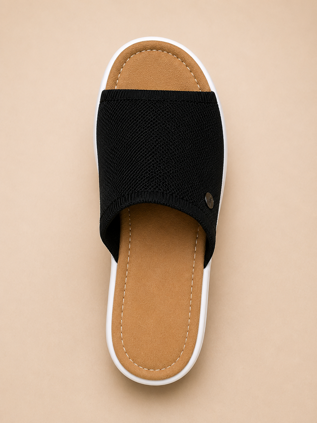 Chalas de Verano Con Plataforma Mujer Negras
