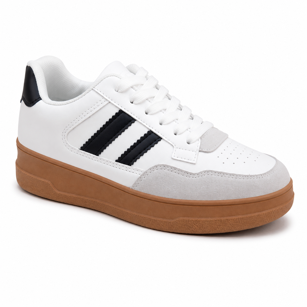 Zapatillas Urbanas Blancas de Plataforma
