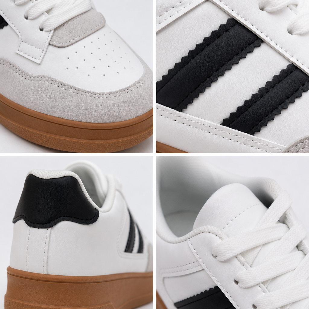 Zapatillas Urbanas Blancas de Plataforma