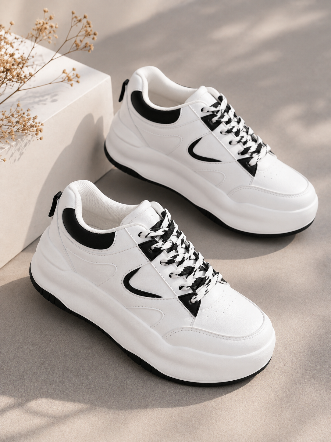 Zapatillas Ecocuero de Damas Ecocuero Plataforma