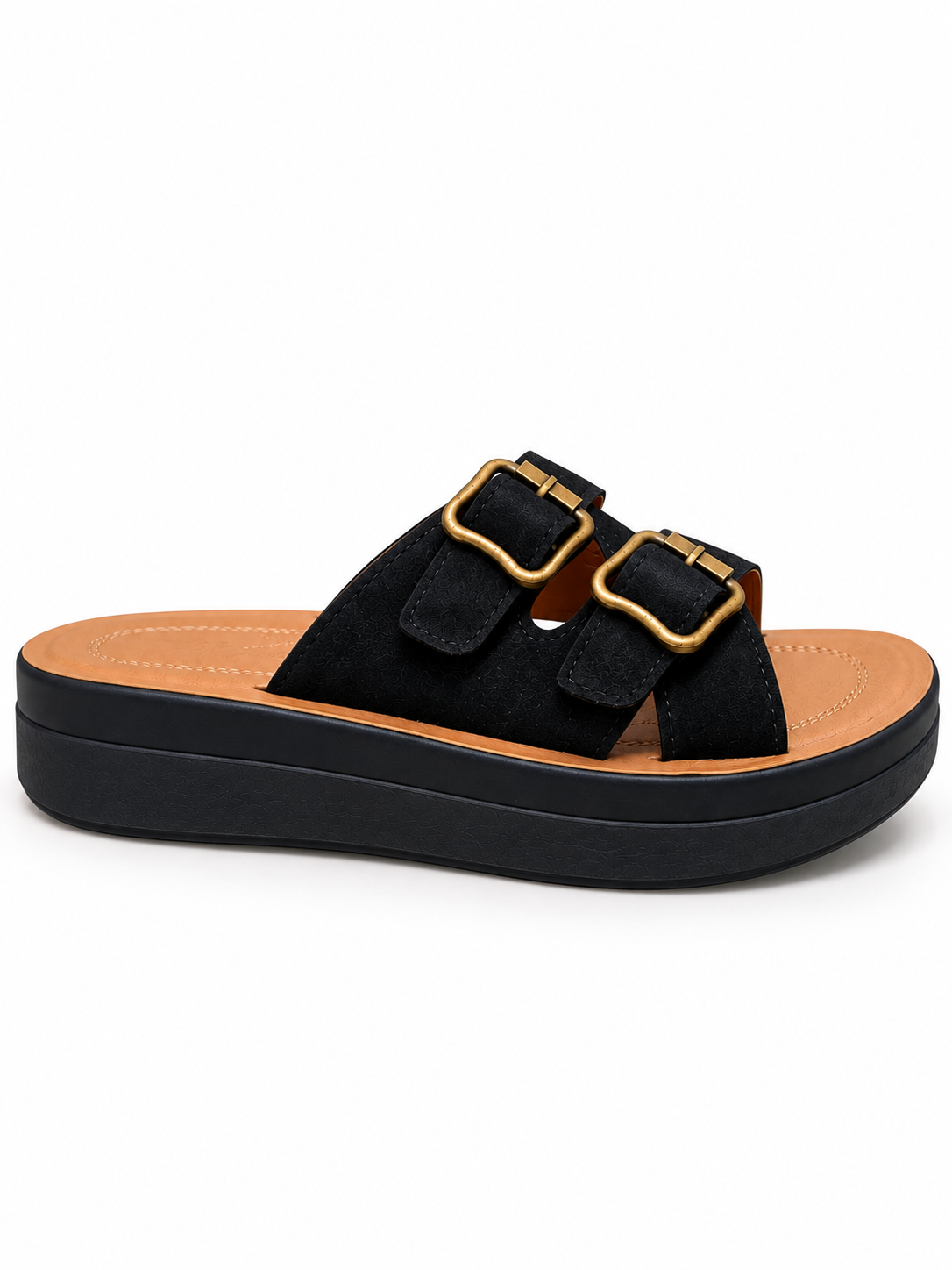 Chalas de Verano Negras Blanditas y Livianas