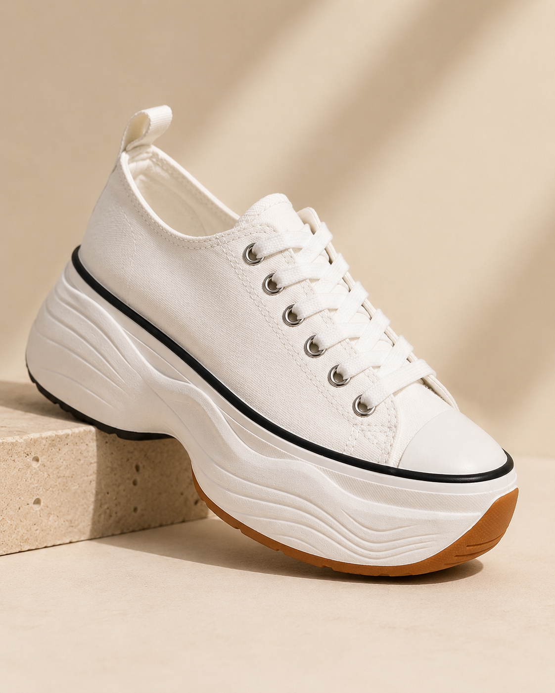 Zapatillas De Mujer Con Plataforma alta 4.5 cm