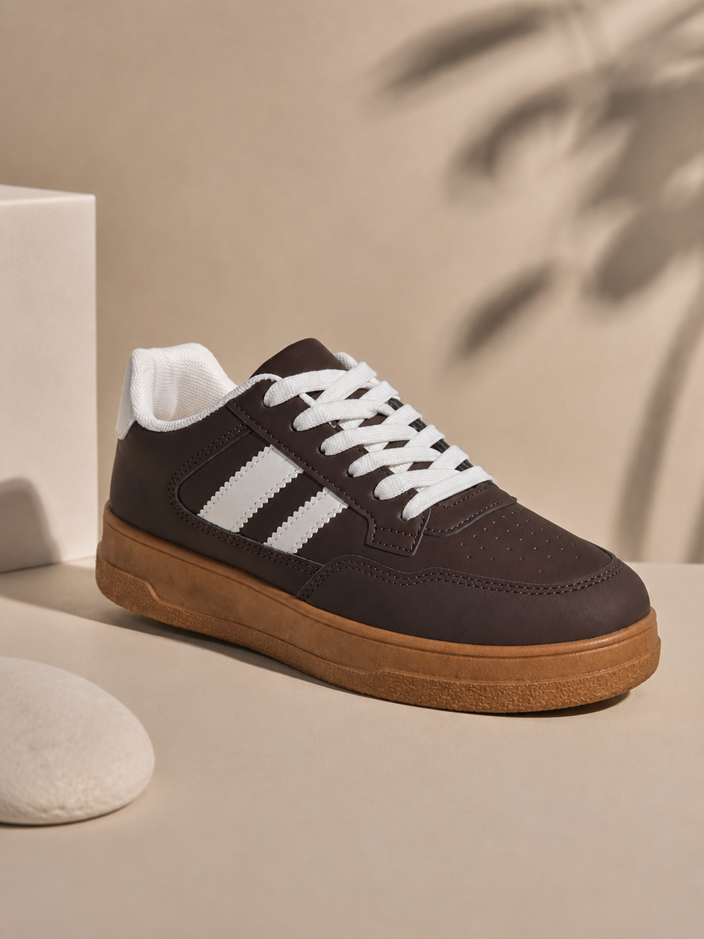 Zapatillas de Mujer Urbanas Cafe Con Plataforma