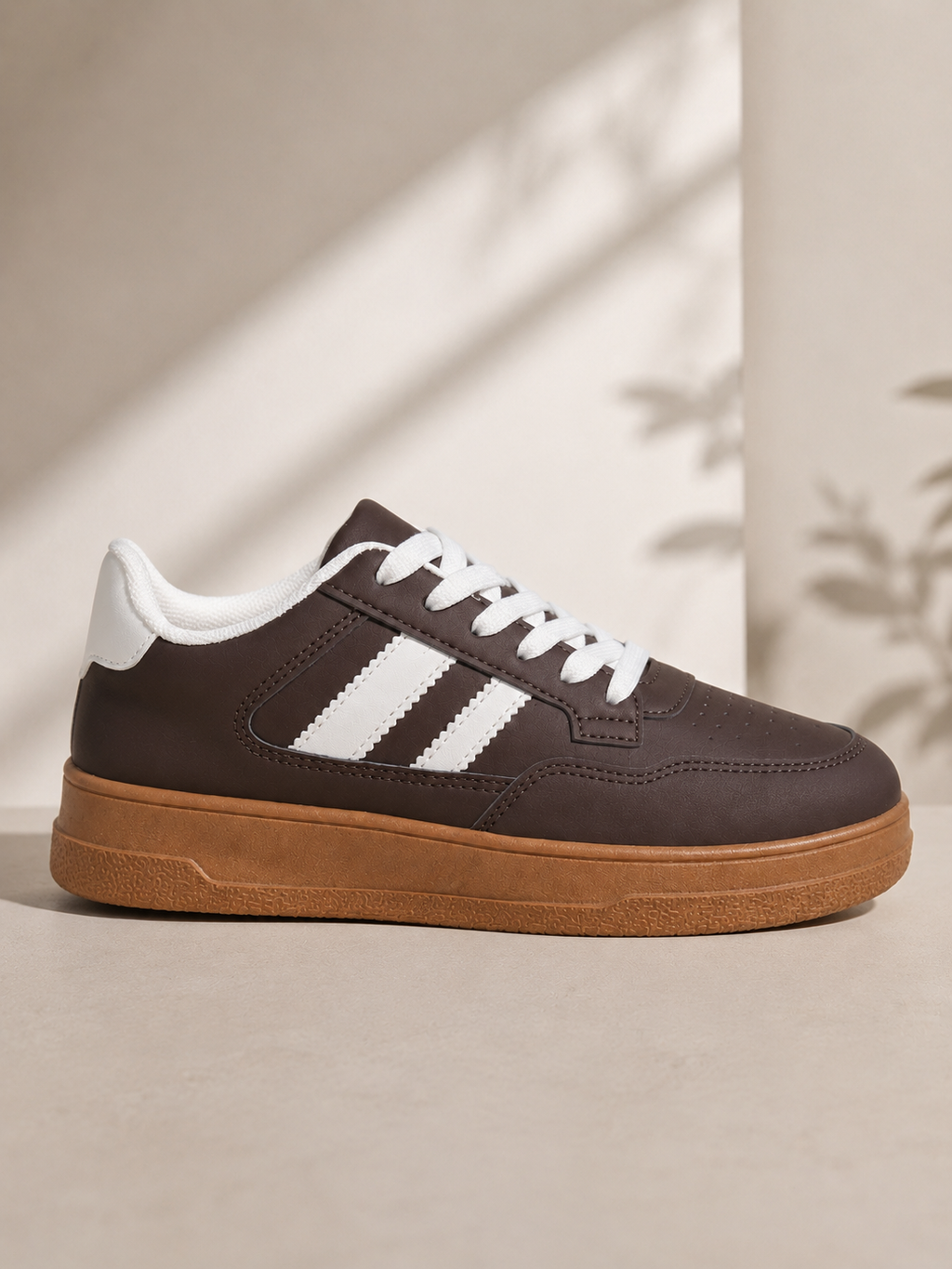 Zapatillas de Mujer Urbanas Cafe Con Plataforma