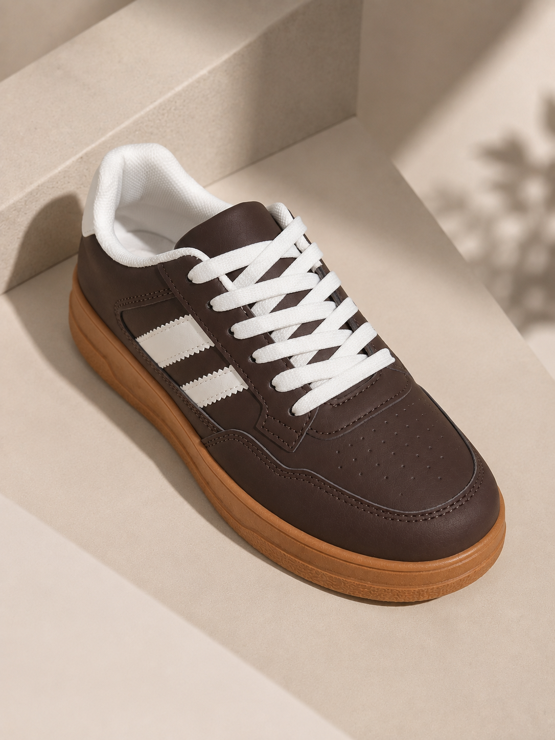 Zapatillas de Mujer Urbanas Cafe Con Plataforma