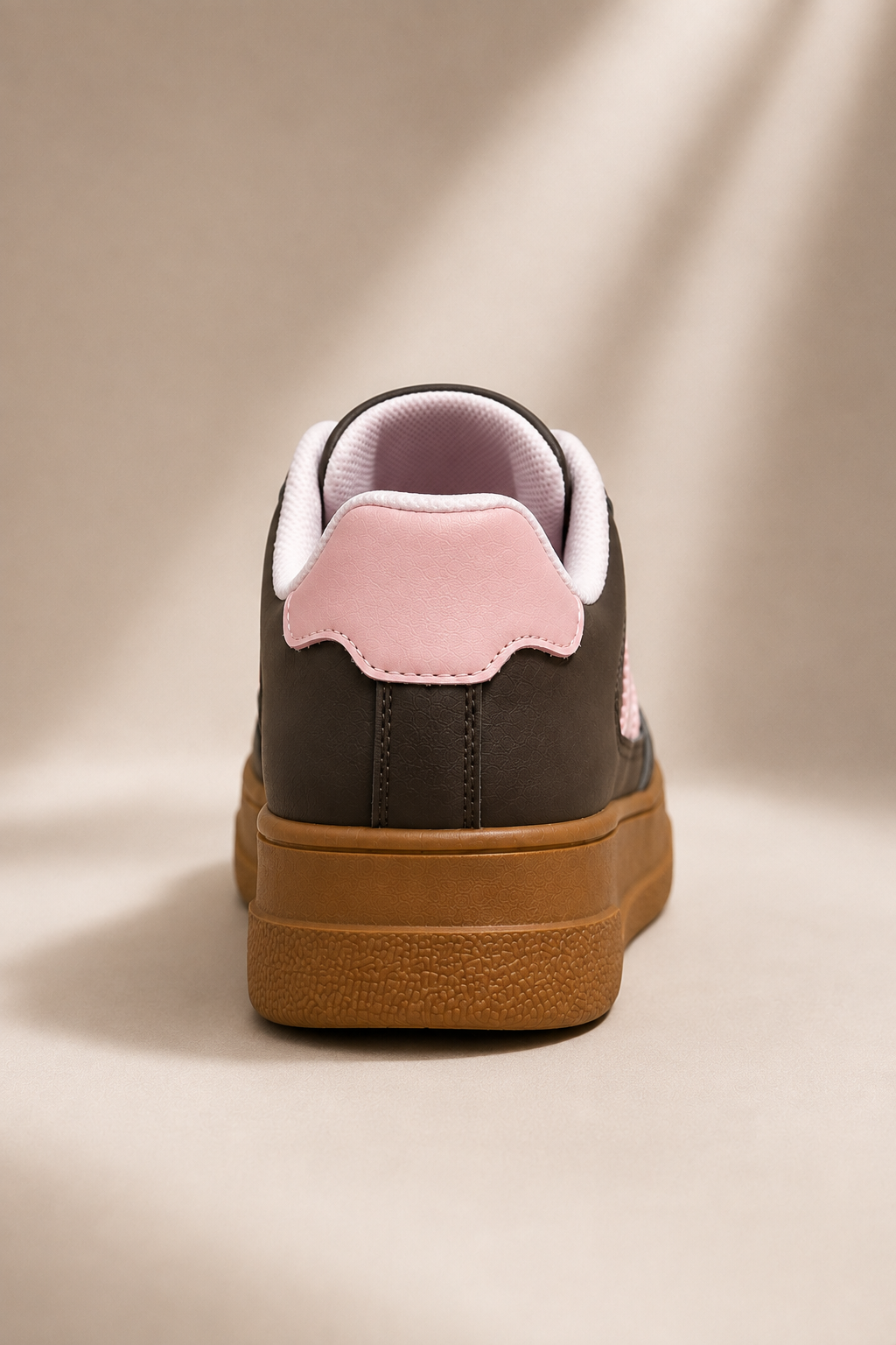 Zapatillas De Mujer Cafe Con Rosado