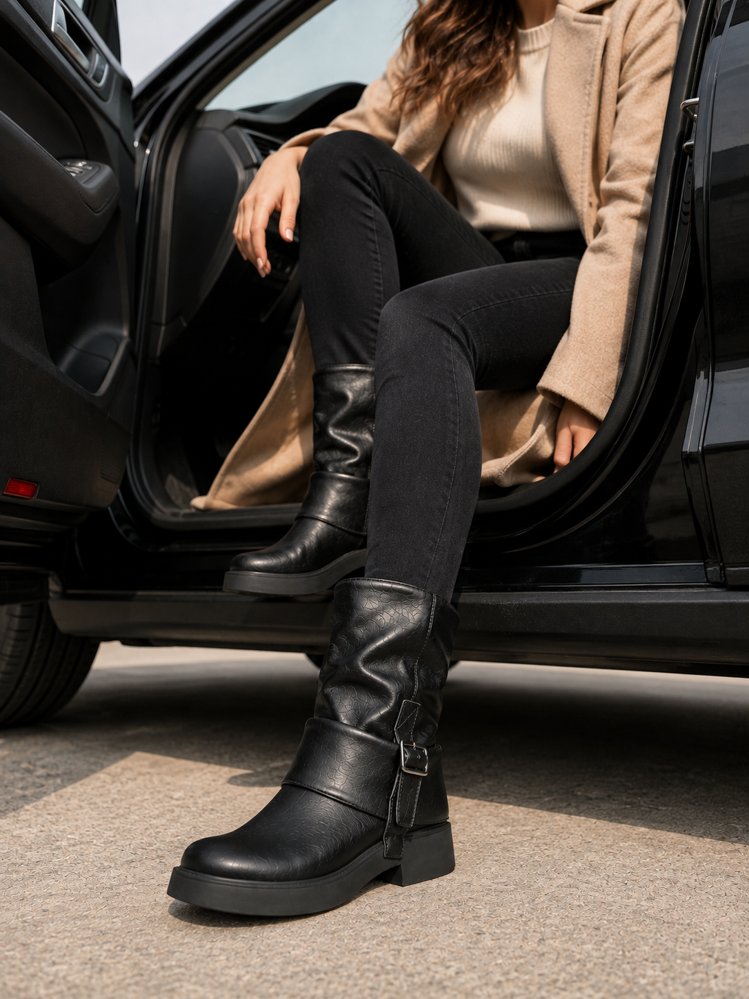 Botas Binker Mujer Negras
