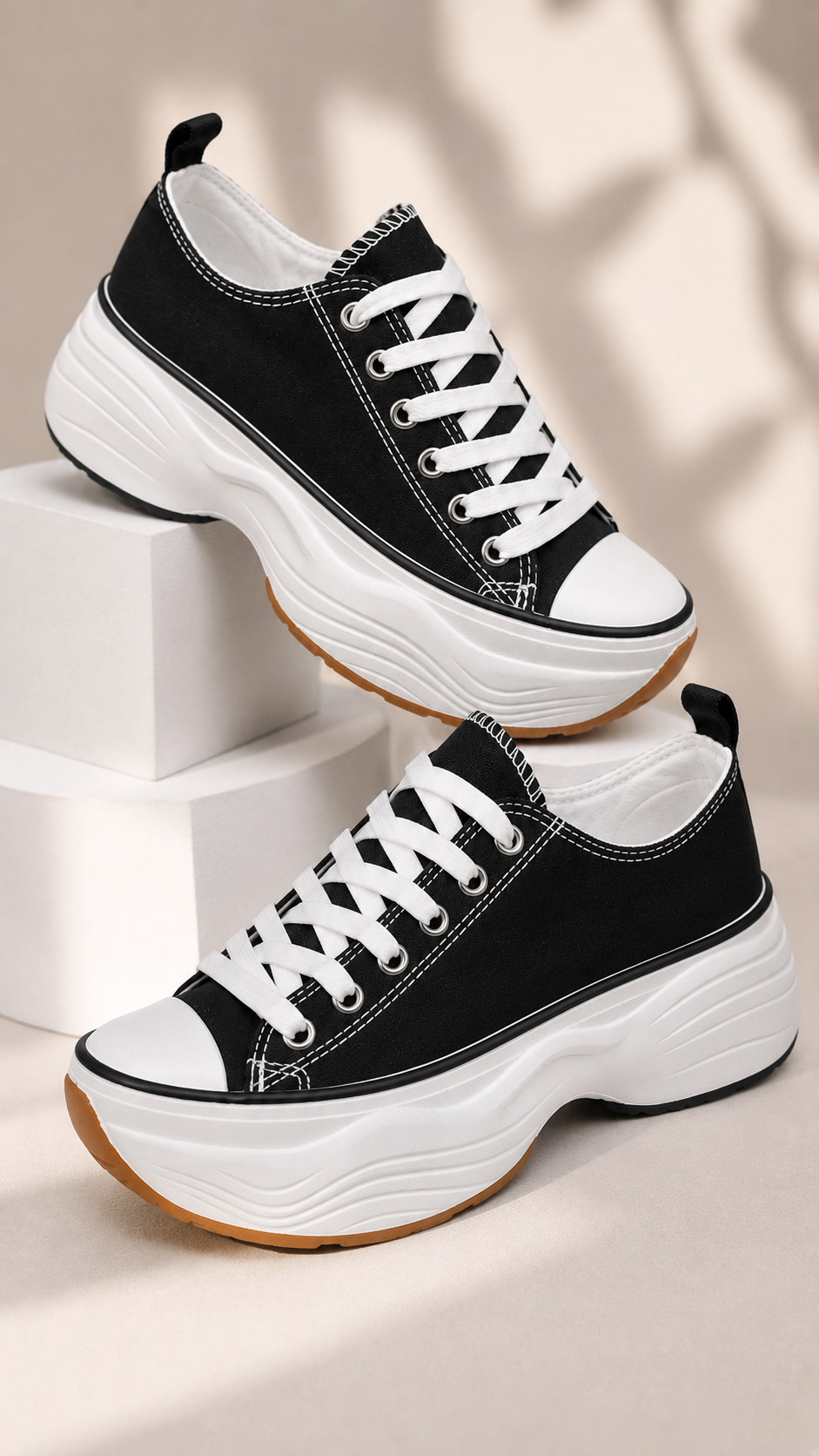 Zapatillas Mujer con Plataforma Alta 5 cm