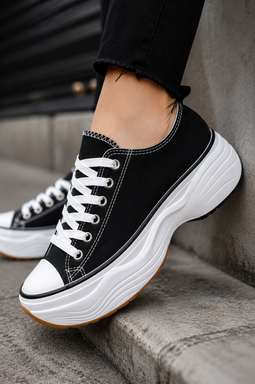 Zapatillas Mujer con Plataforma Alta 5 cm