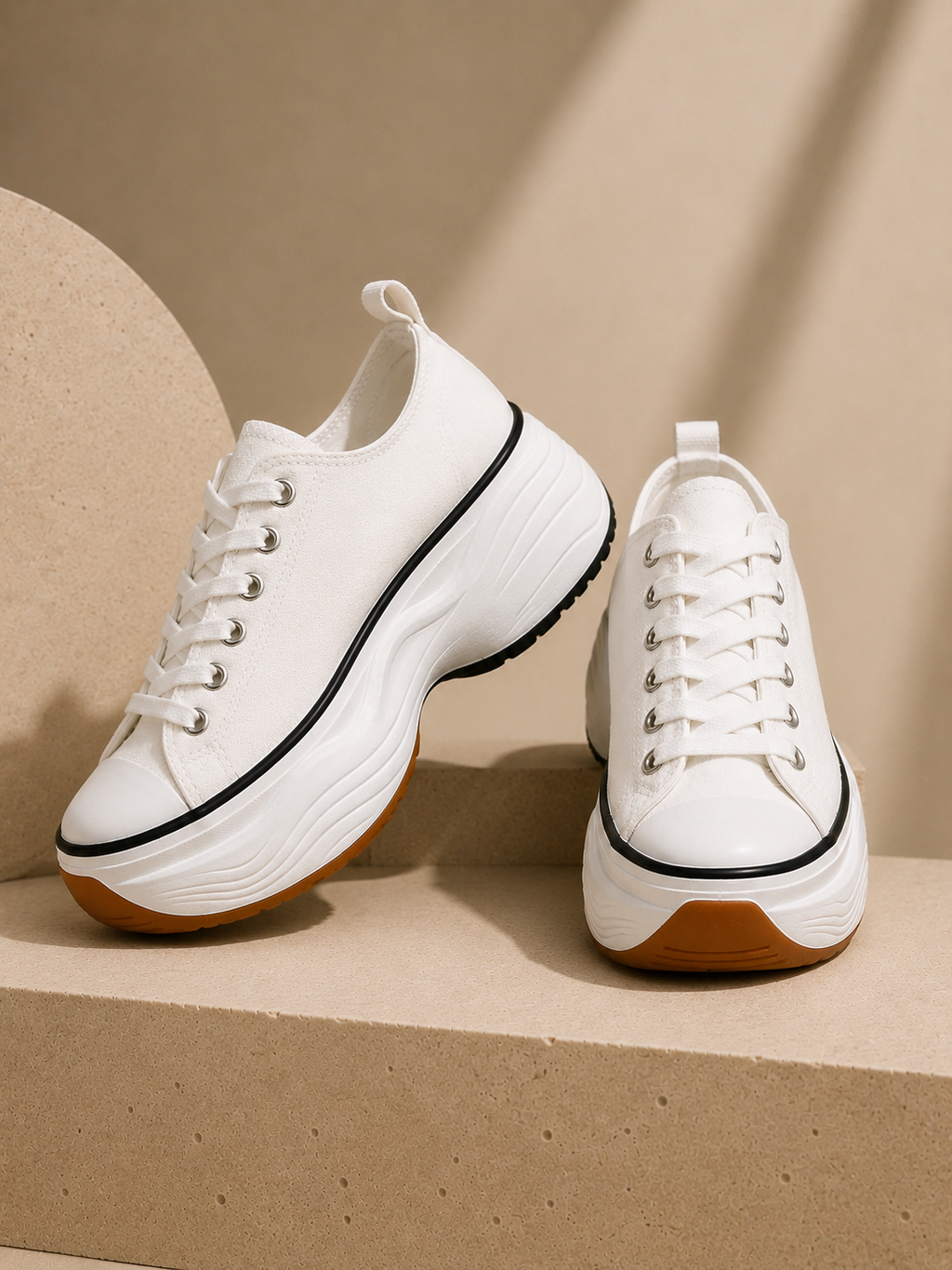 Zapatillas De Mujer Con Plataforma alta 4.5 cm