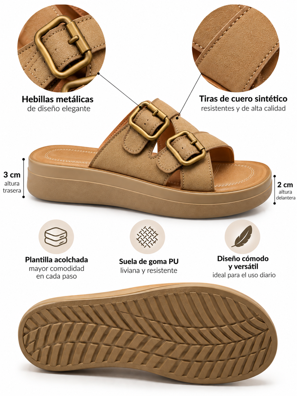 Chalas de Verano Sandalias de Mujer