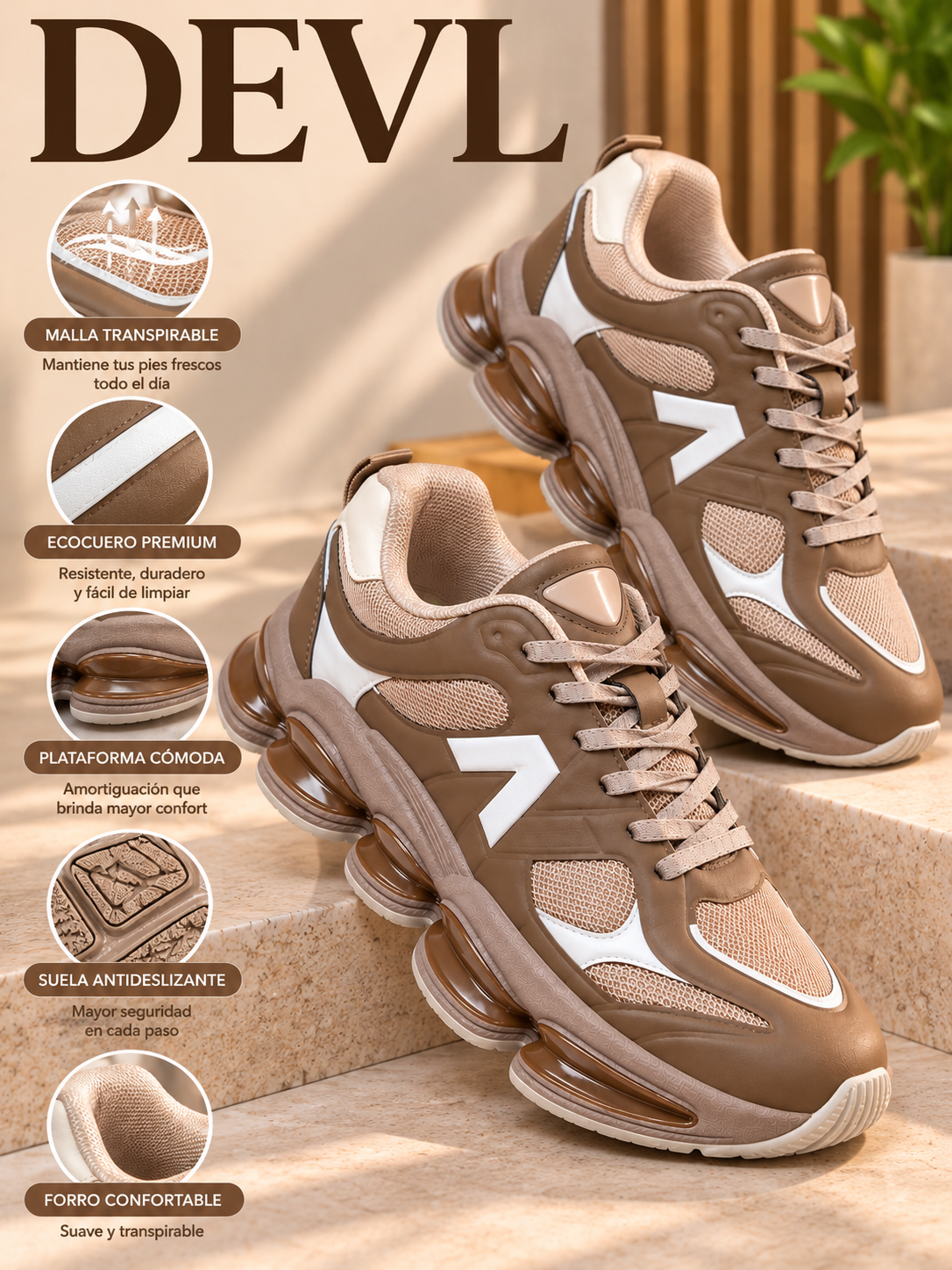 Zapatillas deportivas Urbanas De Mujer Cómodas